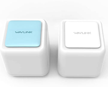 WAVLINK Halo Base X2 Mesh WiFi Router & Extender Replacement, Coverage up to 6000 Sq Ft, Dual Band 2.4G 300Mbps+ 5G 867Mbps, 4X Gigabit Port, Parental Controls, Touchlink, 2 Pack - Imported from UK